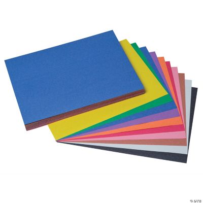 Prang Construction Paper, 10 Assorted Colors, 9" x 12", 100 Sheets Per