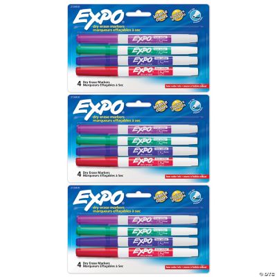EXPO Low Odor Dry Erase Markers, Fine Tip