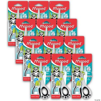 Maped Koopy 5 Scissors with Spring, Blunt Tip, Pack of 12