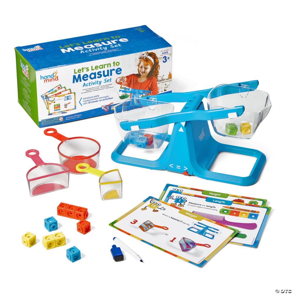 Hand2Mind Let's Learn To Measure Activity Set