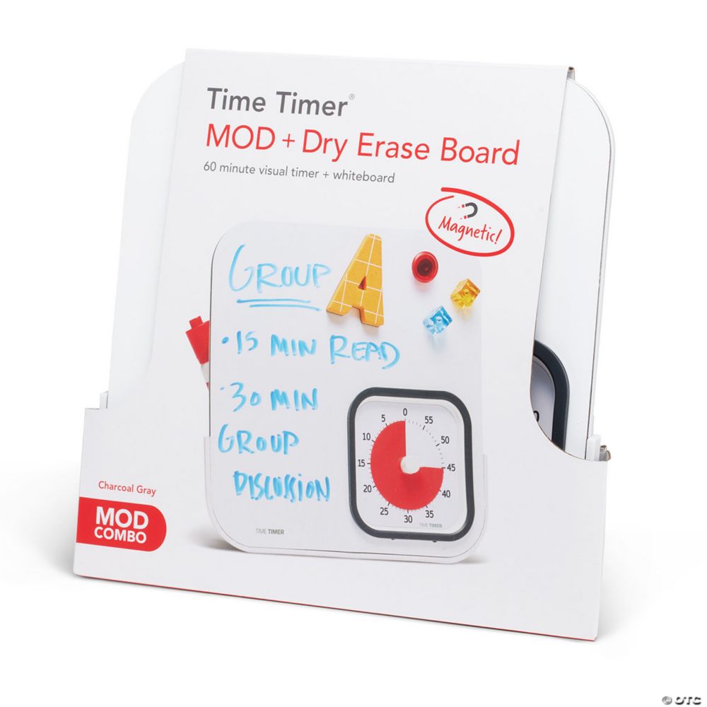 Time Timer Time Timer MOD + Magnetic Dry Erase Board White