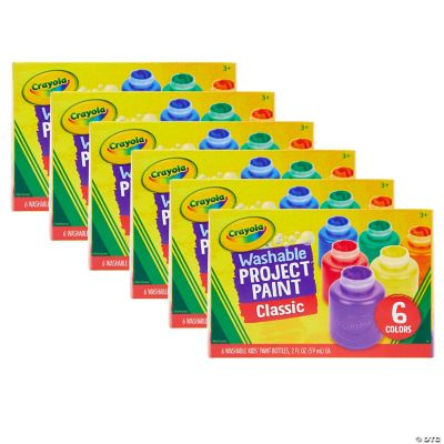 Crayola Washable Kids Paint, 10 Classic Paint Colors, 2oz Bottles
