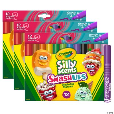 12 Silly Scents Chisel Tip Markers, Sweet, Crayola.com