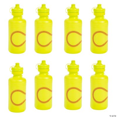 Bulk 60 Ct. Softball BPAFree Reusable Plastic Water Bottles Oriental