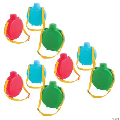 Bulk 60 Ct. Solid Color Reusable BPAFree Plastic Canteens Oriental