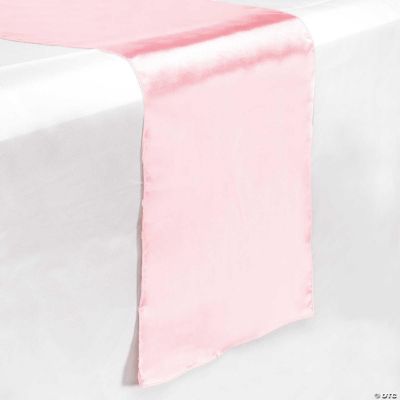 Lann's Linens 5 Satin 12" x 108" Long Wedding Dining Room Table Runners