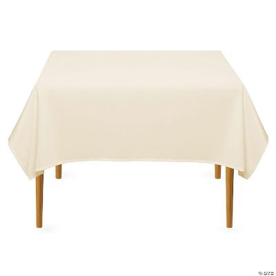 Lann's Linens 10 Pack 54" Square Wedding Banquet Polyester Fabric ...