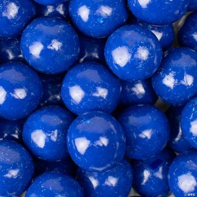 60 Pcs Dark Blue Candy Gumballs 1-inch (1 lb) | Oriental Trading