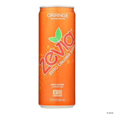 Zevia Soda Orange Case of 1212 FZ Oriental Trading
