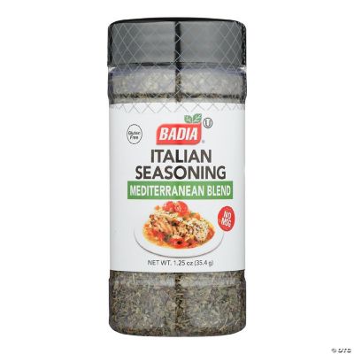 Badia Spices Italian Seasoning Mediterranean Blend Case of 6 1.25 OZ