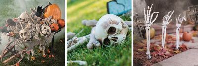 Boneyard Outdoor Halloween Decorations