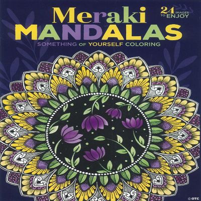 Leisure Arts Meraki Mandalas Coloring Bk Oriental Trading