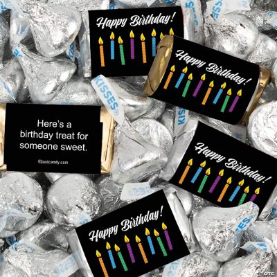116 Pcs Birthday Candy Party Favors Hershey's Miniatures & Kisses ...