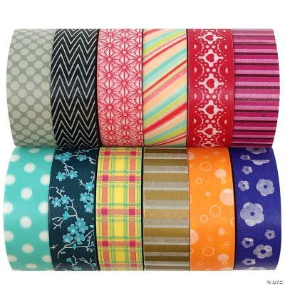 Wrapables Masking Tape Washi Tapes Valentine Hearts Washi Tape Set of 3