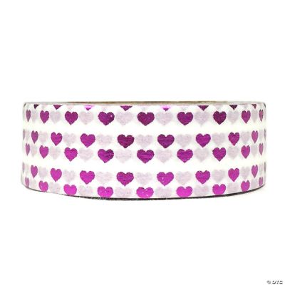 Wrapables Washi Tapes Decorative Masking Tapes, Violet Hearts ...