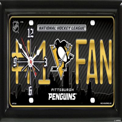 Pitt penguins clock oriental trading