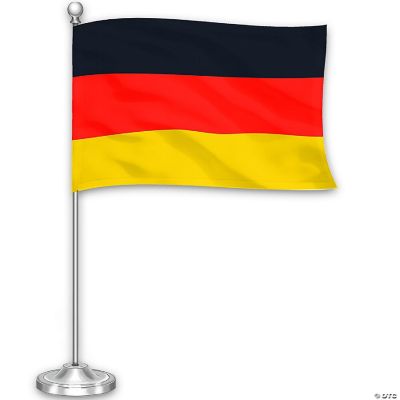 G128 5.5x8.25 Inches 1PK Germany Printed 300D Polyester Desk Flag ...