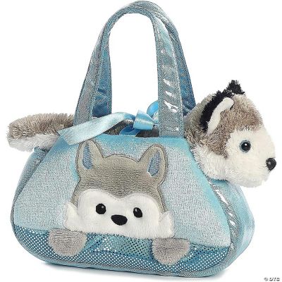 PeekABoo Husky Stuffed Animal Purse by Aurora Oriental Trading