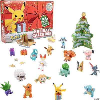 Pokemon Holiday Advent Calendar for Kids, 24 Gift Pieces Includes 16