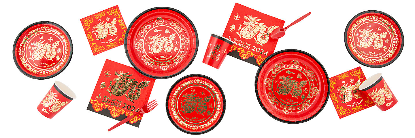 Lunar New Year of the Dragon Party Supplies