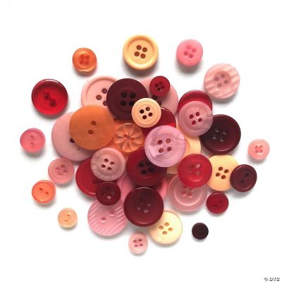 Buttons Galore Colorful Craft & Sewing Buttons - Vintage Rose - 8 oz ...