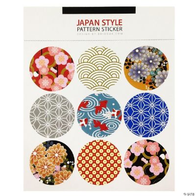 Wrapables Decorative Japanese Origami Pattern Sticker Set | Oriental ...