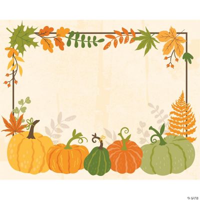 Fall & Thanksgiving Paper Placemats Oriental Trading