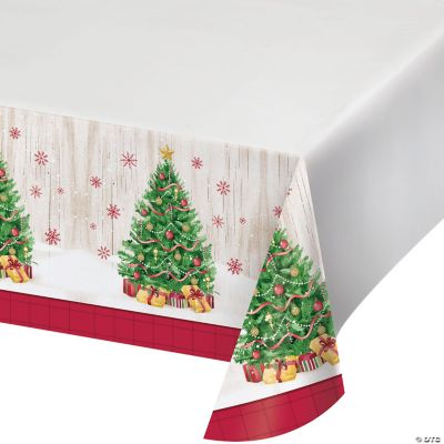 Vintage Christmas Paper Tablecloth | Oriental Trading