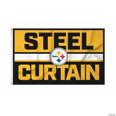 Rico Industries NFL Football Pittsburgh Steelers Personalized Garden Flag