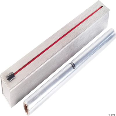 ChicWrap Stainless Steel Design Aluminum Foil Dispenser with 18" x 30