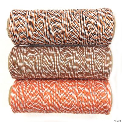 Wrapables 4-lagige Baumwoll-Backergarn – 110 Yards, Orange – Für Basteln Und Verpacken