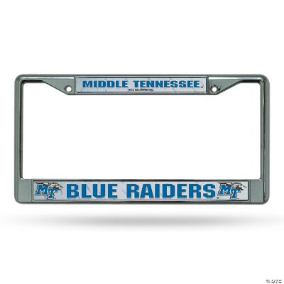 Rico Industries NCAA Radford Highlanders 12" X 6" Chrome Frame With Decal Inserts Car Truck Suv Automobile Accessory~14418308