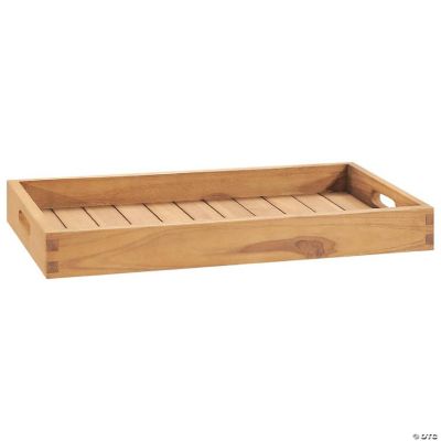 Woodpeckers Crafts, DIY Unfinished Wood Set of 6 Rectangular Trays with No  Handles, Pack of 2