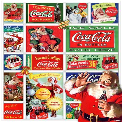 Springbok's 1500 Piece Jigsaw Puzzle Santa's CocaCola Christmas Made