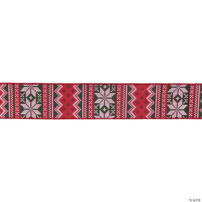 Bless international Nordic Snowflake Knit Patterns Scandinavian Motifs  Traditional And Modern Framed On Fabric Print