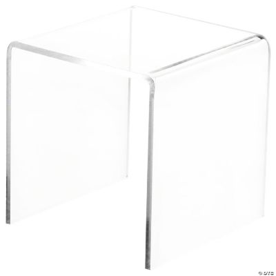 Plymor Clear Acrylic Square Display Riser, 5