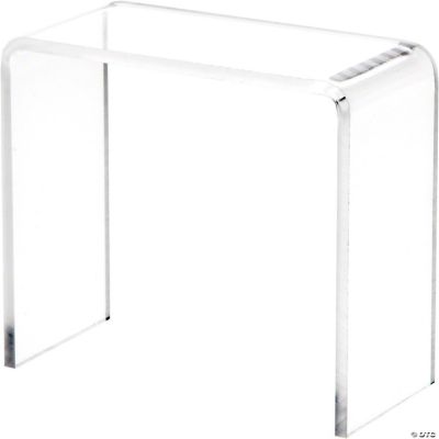 Plymor Clear Acrylic Vertical Rectangular Display Riser, 3" H x 3" W x ...
