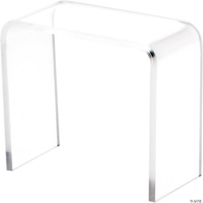 Plymor Clear Acrylic Vertical Rectangular Display Riser, 2" H x 2" W x ...