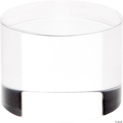 Plymor Clear Acrylic Solid Cylinder Round Display Riser, 1.5 inches ...
