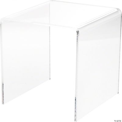Plymor Clear Acrylic Square Display Riser, 8