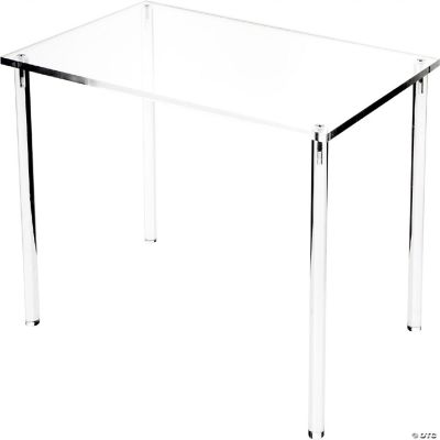 Plymor Clear Acrylic Rectangular 4-Leg Display Riser, 8" H x 16" W x 10 ...
