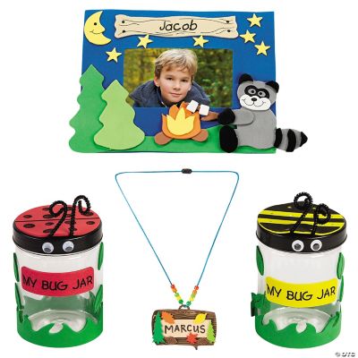 Wild Wilderness Camp Activity Craft Kit Assortment - Makes 36