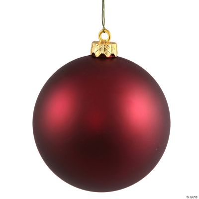 BarConic Christmas Ball Cup (Color Options) - 12 Ounce Red