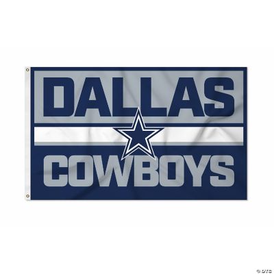 Rico Industries NFL Football Dallas Cowboys Standard 35 x 35 Felt Banner for Man Cave, Game Room, Office & Bedroom - Long-Lasting Wall Decorations