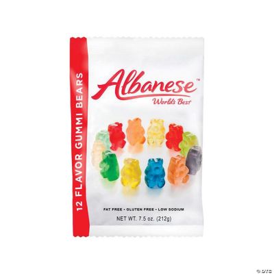 Albanese 7.5 oz 12 Flavors Gummy Bears pack of 12 Oriental Trading