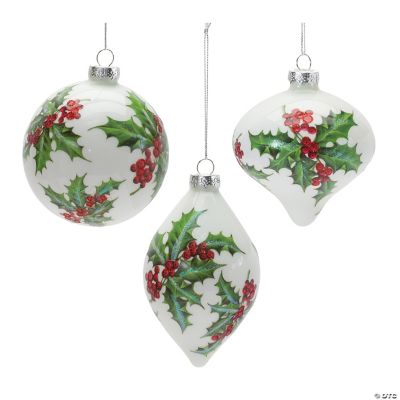 Set of Six Cristal D'arques holly Tree 5-oz. 