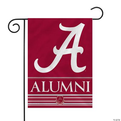 Rico Industries NCAA Alabama Crimson Tide Gnome Spring 13 x 18 Double  Sided Garden Flag