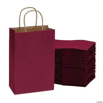 Prime Line Packaging- 6x3x9 Inch 100 Pack Extra Small Fuchsia Kraft ...