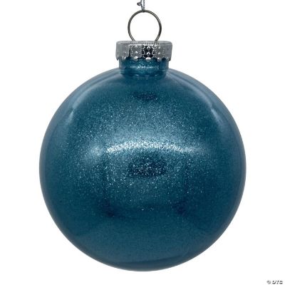 Premium 8 Cm Blue Series Glitter Ornament- 1 Pc main image 0