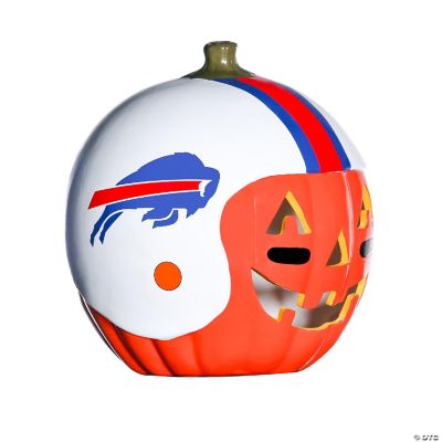 Buffalo Bills Ceramic Pumpkin Helmet